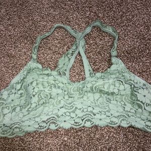 cross back bralette